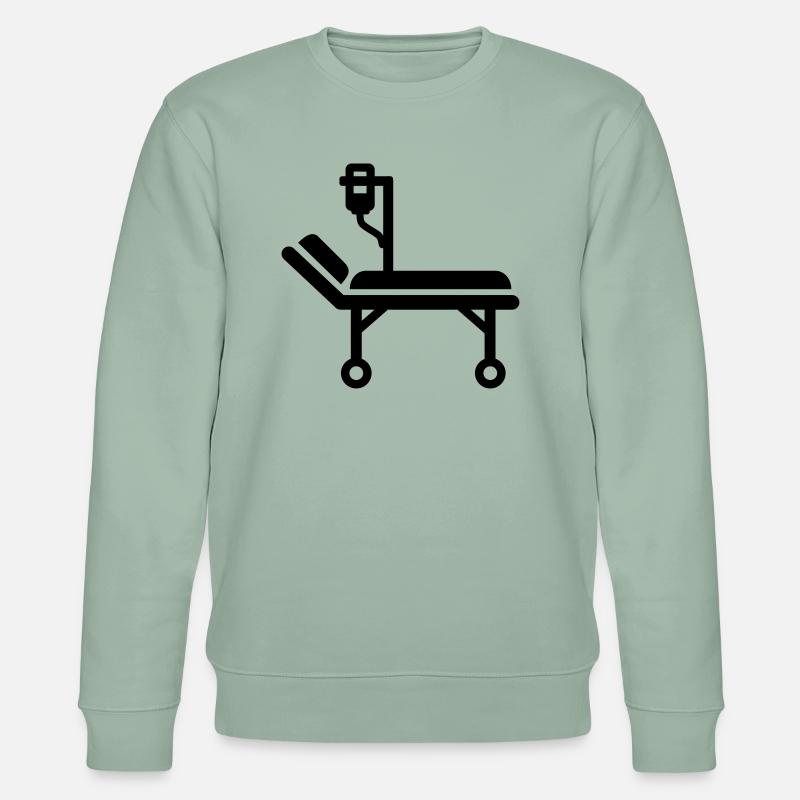 Hôpital - Sweat bio CHANGER Stanley/Stella Unisexe - vert de gris clair