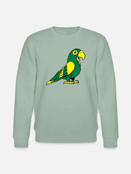 perroquet doux - Sweat bio CHANGER Stanley/Stella Unisexe - vert de gris clair
