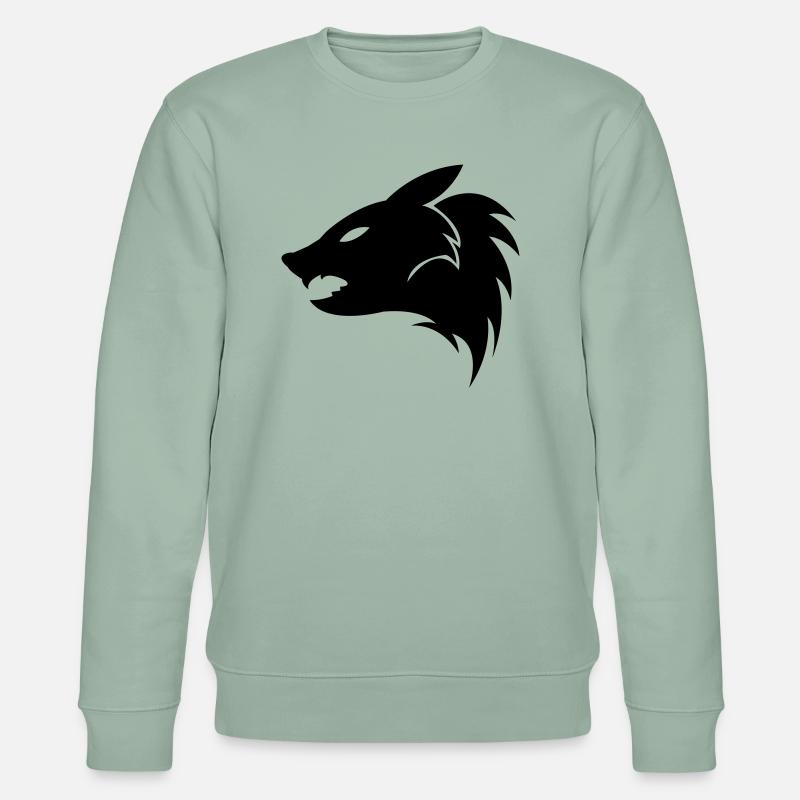 wolf - Stanley/Stella Unisex Bio-Sweatshirt CHANGER  - Helles Graugrün