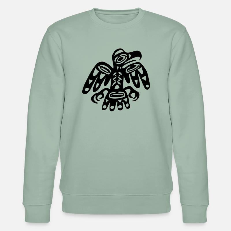 indian symbol eagle exit-shirt - Stanley/Stella CHANGER Unisex Organic Sweatshirt - aloe