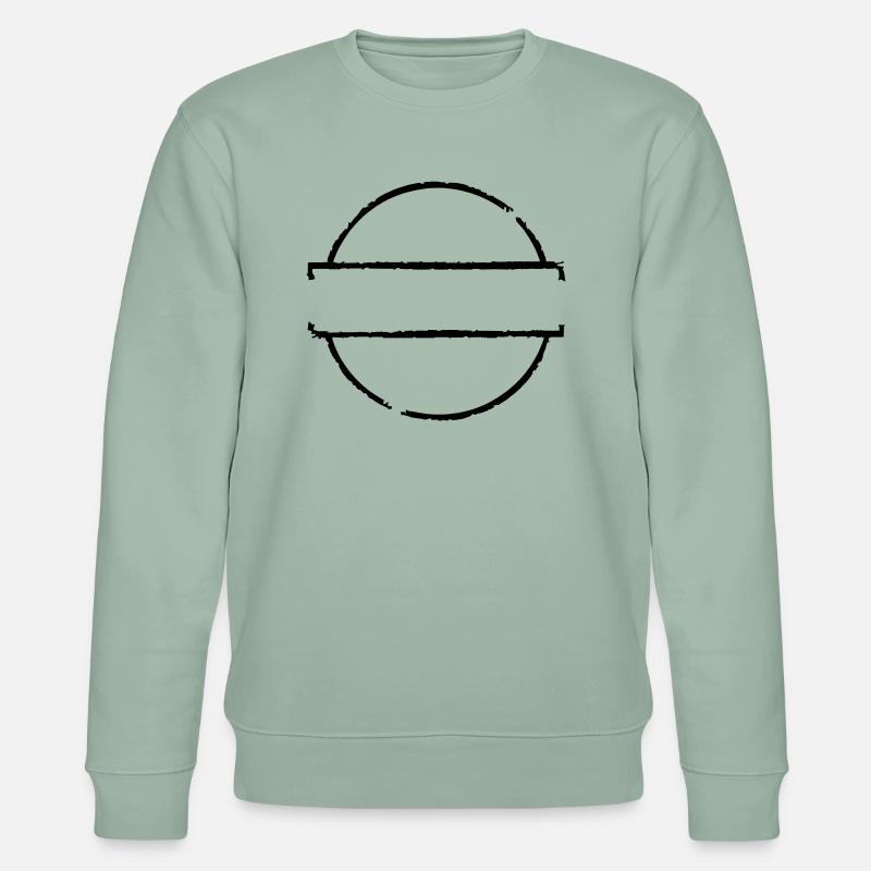 leer empty vide vacía - Stanley/Stella Unisex Bio-Sweatshirt CHANGER  - Helles Graugrün