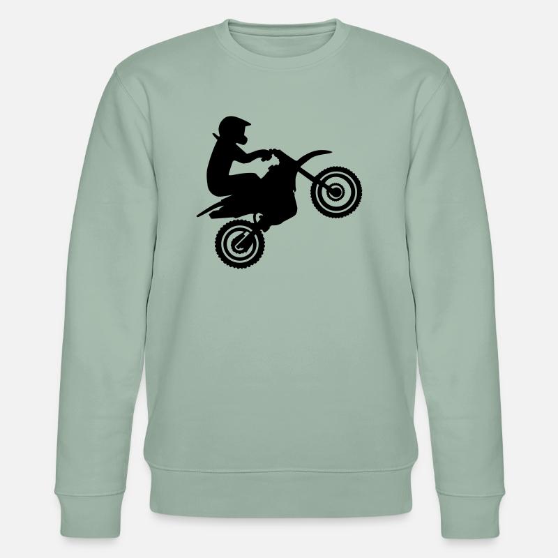 Motocross - Stanley/Stella Unisex Bio-Sweatshirt CHANGER  - Helles Graugrün