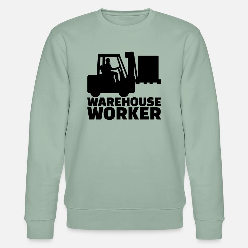 Warehouse worker - Sweat bio CHANGER Stanley/Stella Unisexe - vert de gris clair