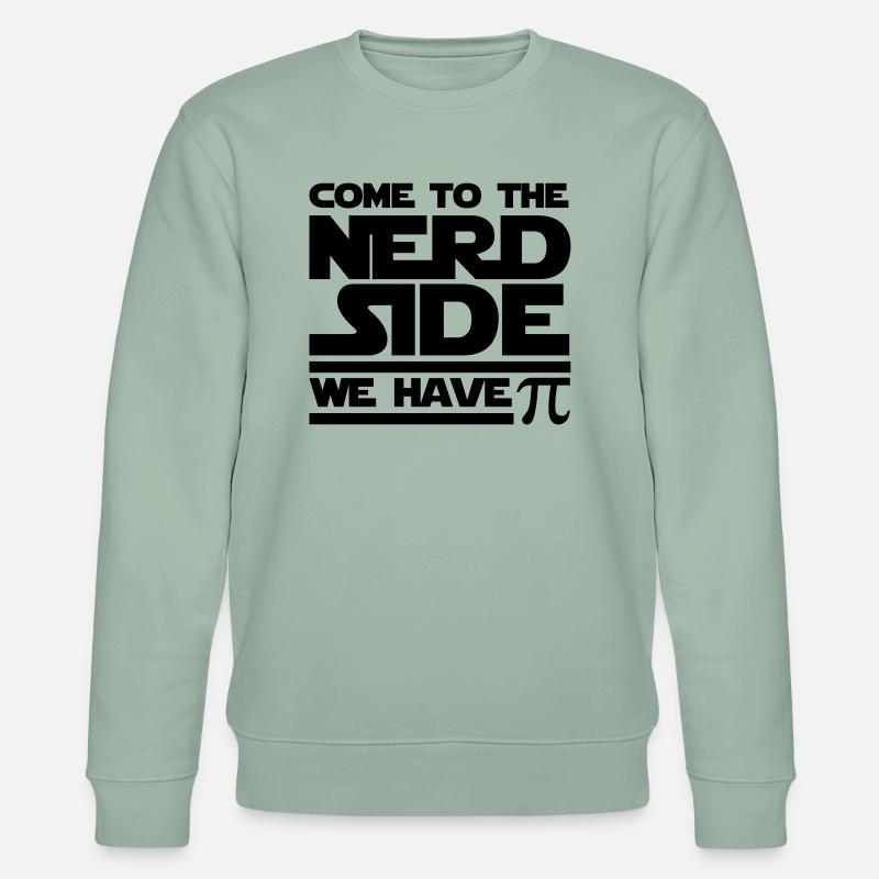 Come To The Nerd Side - Stanley/Stella Unisex Bio-Sweatshirt CHANGER  - Helles Graugrün
