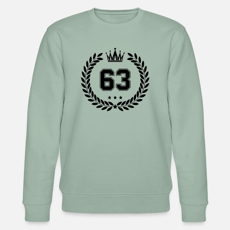 wappen 63 - Stanley/Stella Unisex Bio-Sweatshirt CHANGER  - Helles Graugrün