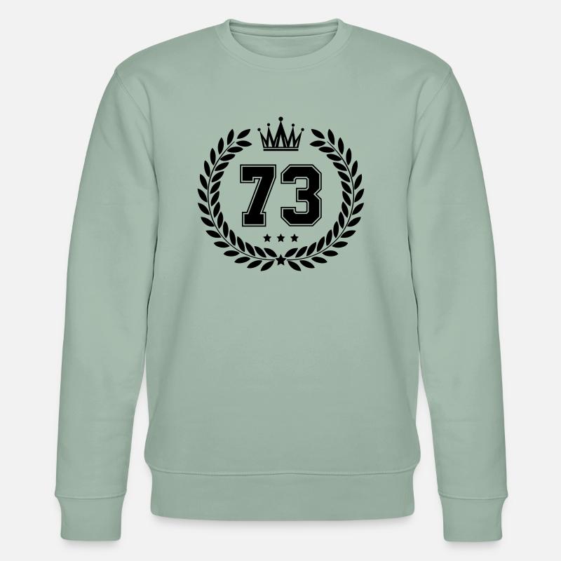 wappen 73 - Stanley/Stella Unisex Bio-Sweatshirt CHANGER  - Helles Graugrün