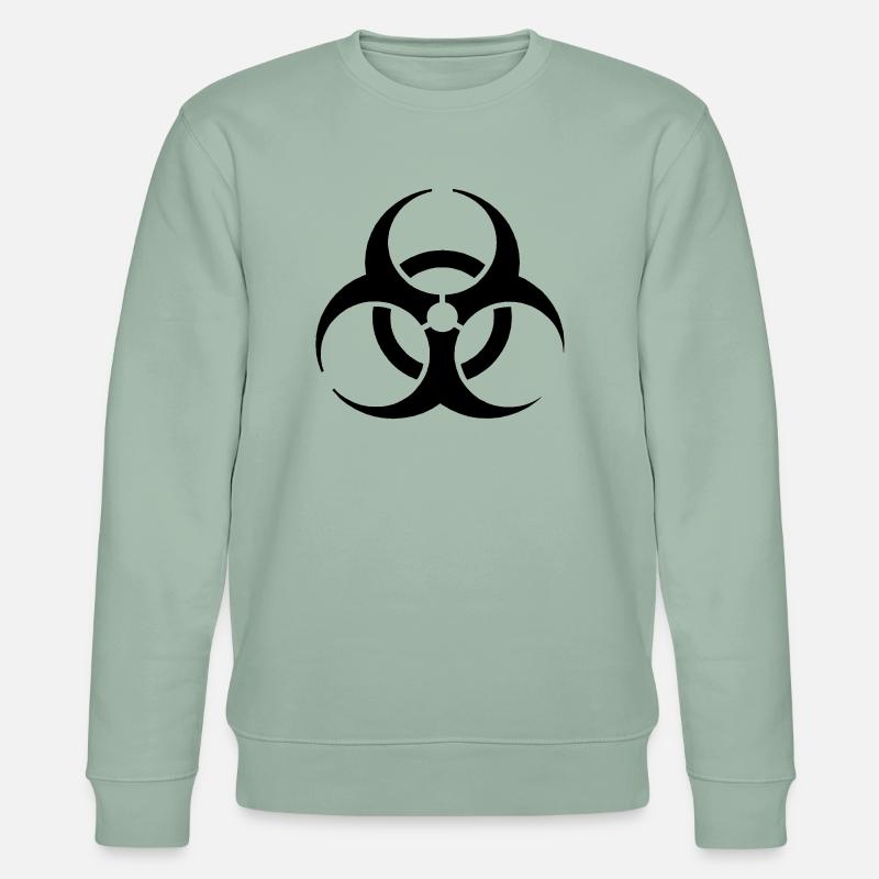 biohazard - Stanley/Stella Unisex Bio-Sweatshirt CHANGER  - Helles Graugrün