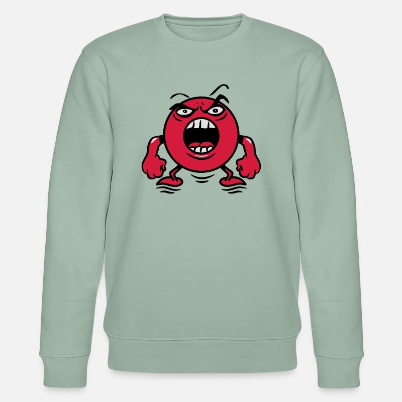 monstre agro drôle - Sweat bio CHANGER Stanley/Stella Unisexe - vert de gris clair