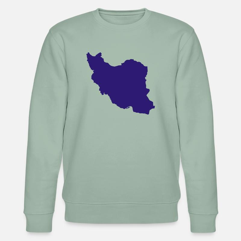Iran - Stanley/Stella Unisex Bio-Sweatshirt CHANGER  - Helles Graugrün
