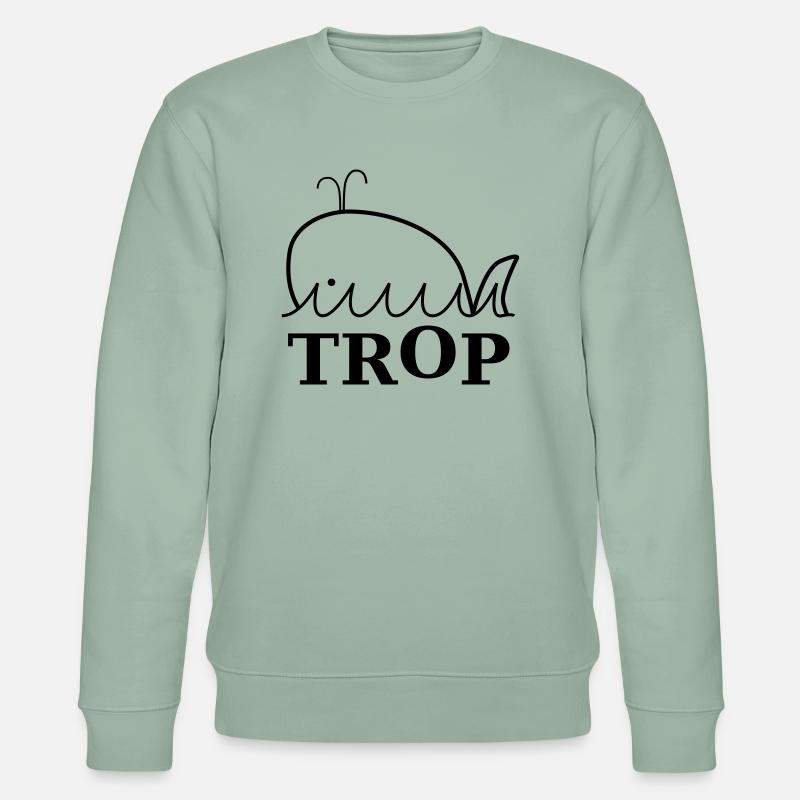 WALtrop - Stanley/Stella Unisex Bio-Sweatshirt CHANGER  - Helles Graugrün