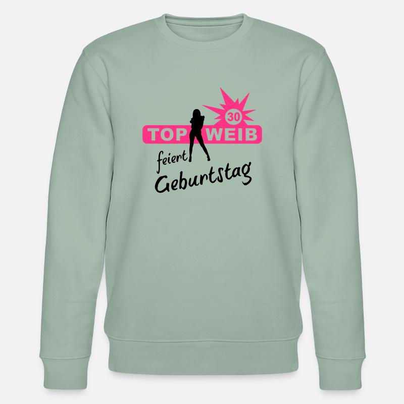 top__30 - Stanley/Stella Unisex Bio-Sweatshirt CHANGER  - Helles Graugrün