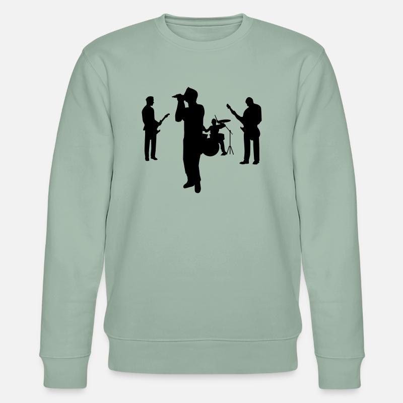 band - Stanley/Stella Unisex Bio-Sweatshirt CHANGER  - Helles Graugrün