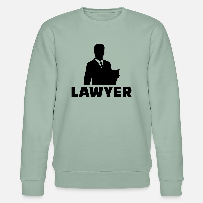 Anwalt - Stanley/Stella Unisex Bio-Sweatshirt CHANGER  - Helles Graugrün