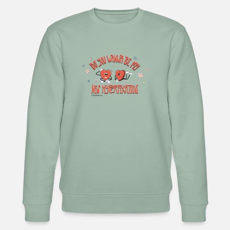 Neue Hyperfixation - Stanley/Stella Unisex Bio-Sweatshirt CHANGER  - Helles Graugrün