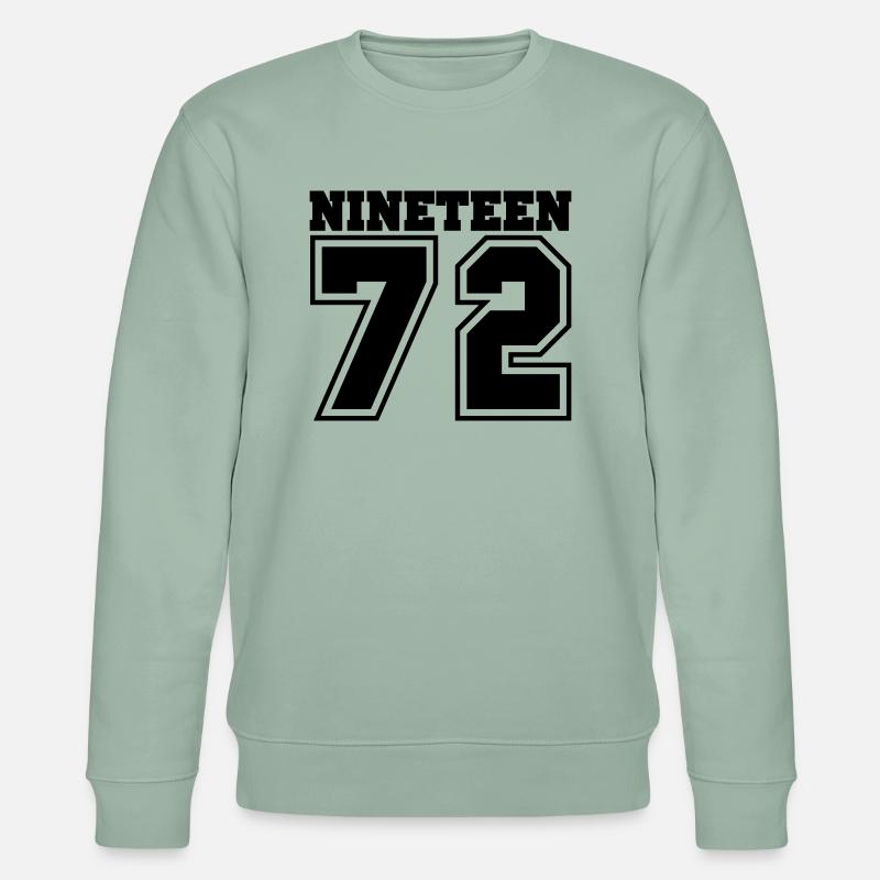 1972 - Stanley/Stella Unisex Bio-Sweatshirt CHANGER  - Helles Graugrün