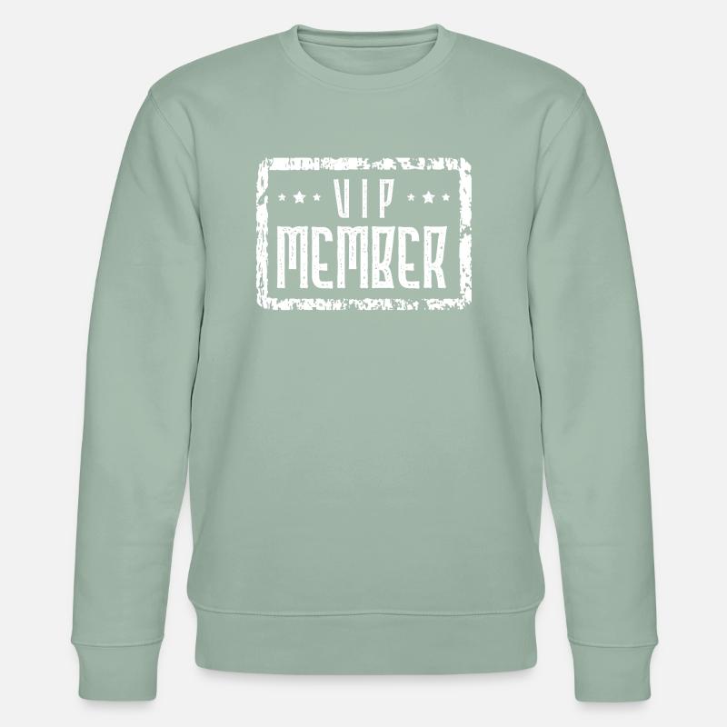 Cœur de membre VIP - Sweat bio CHANGER Stanley/Stella Unisexe - vert de gris clair