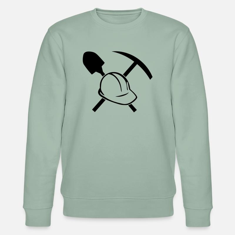 Outil de construction - Sweat bio CHANGER Stanley/Stella Unisexe - vert de gris clair