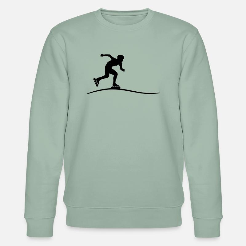 Sport - Inline Skating - Stanley/Stella Unisex Bio-Sweatshirt CHANGER  - Helles Graugrün