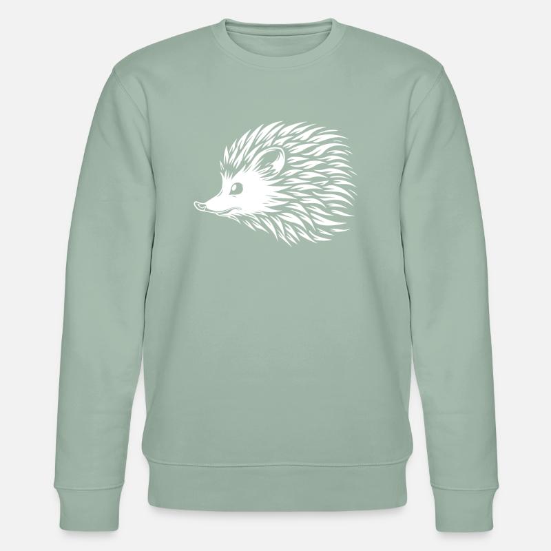 Igel - Stanley/Stella Unisex Bio-Sweatshirt CHANGER  - Helles Graugrün