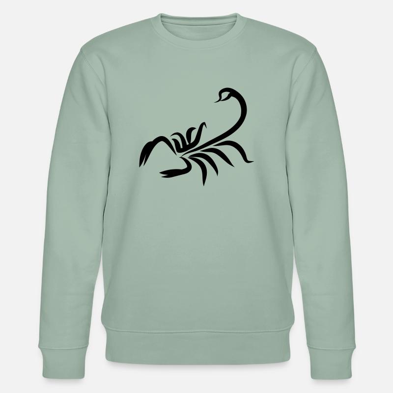 SCORPION2 - Stanley/Stella Unisex Bio-Sweatshirt CHANGER  - Helles Graugrün