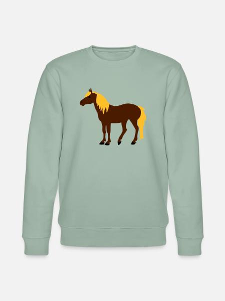 Haflinger - Stanley/Stella Unisex Bio-Sweatshirt CHANGER  - Helles Graugrün