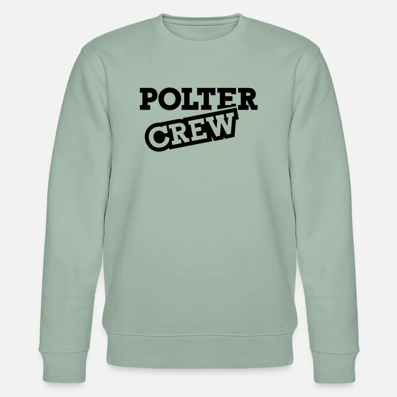 Polterabend - Stanley/Stella Unisex Bio-Sweatshirt CHANGER  - Helles Graugrün