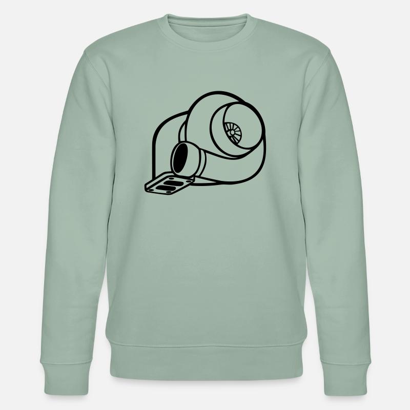 Turbo - Stanley/Stella Unisex Bio-Sweatshirt CHANGER  - Helles Graugrün