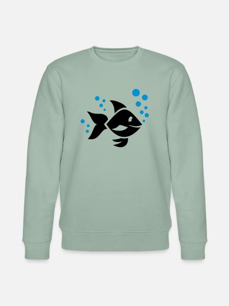 Poisson - Sweat bio CHANGER Stanley/Stella Unisexe - vert de gris clair