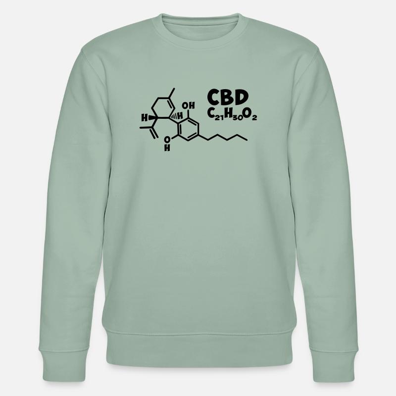 cbd - Stanley/Stella Unisex Bio-Sweatshirt CHANGER  - Helles Graugrün