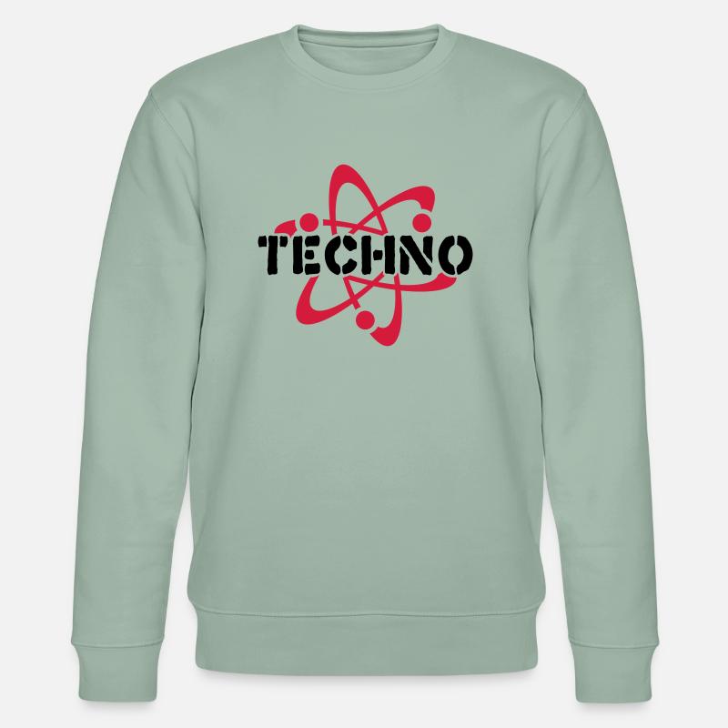 Techno__V003 - Stanley/Stella Unisex Bio-Sweatshirt CHANGER  - Helles Graugrün