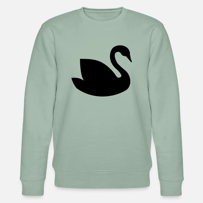 Schwan - Stanley/Stella Unisex Bio-Sweatshirt CHANGER  - Helles Graugrün