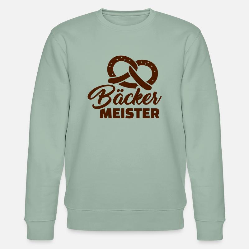 Bäcker - Stanley/Stella Unisex Bio-Sweatshirt CHANGER  - Helles Graugrün