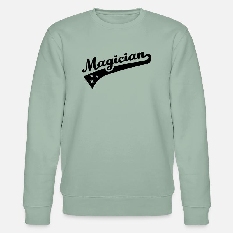 Zauberer - Stanley/Stella Unisex Bio-Sweatshirt CHANGER  - Helles Graugrün
