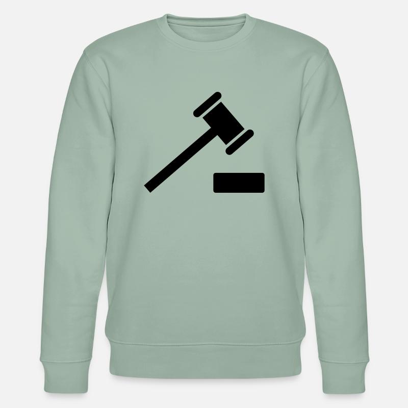 richter hammer - Stanley/Stella Unisex Bio-Sweatshirt CHANGER  - Helles Graugrün