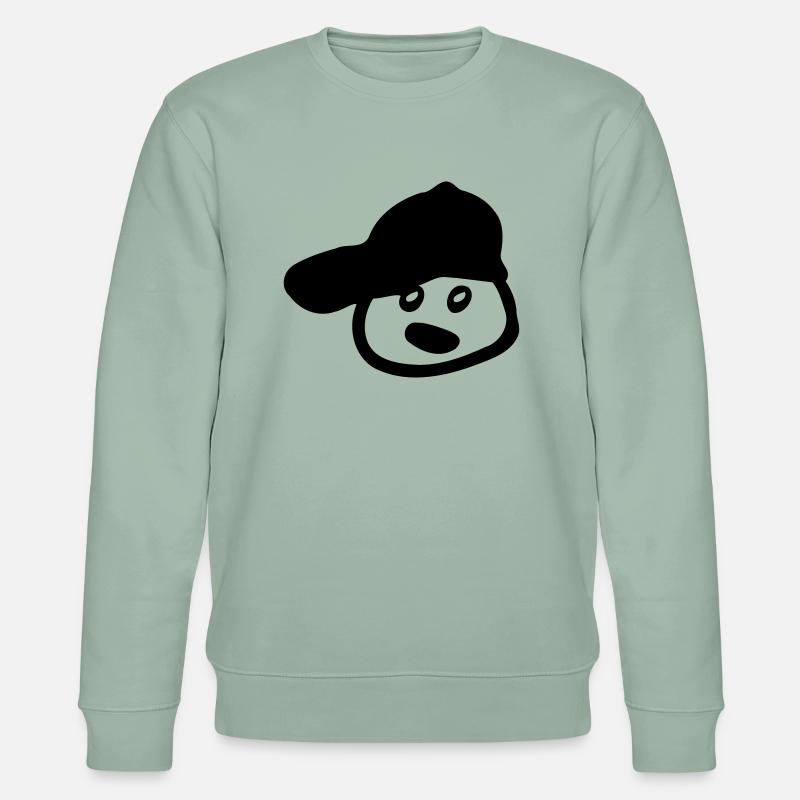 Boy in Cap - Stanley/Stella Unisex Bio-Sweatshirt CHANGER - Helles Graugrün