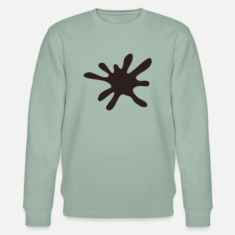 Klecks - Stanley/Stella Unisex Bio-Sweatshirt CHANGER  - Helles Graugrün