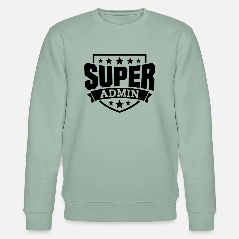 Super Admin - Stanley/Stella Unisex Bio-Sweatshirt CHANGER  - Helles Graugrün
