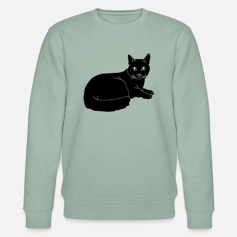 cat - Stanley/Stella Unisex Bio-Sweatshirt CHANGER  - Helles Graugrün