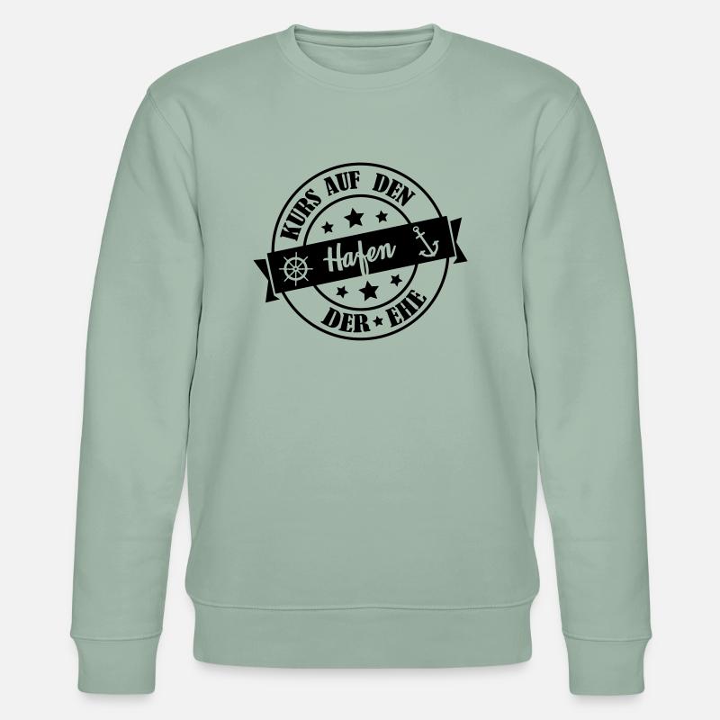hafen_der_ehe_001 - Stanley/Stella Unisex Bio-Sweatshirt CHANGER  - Helles Graugrün