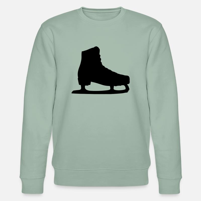 schlittschuh - Stanley/Stella Unisex Bio-Sweatshirt CHANGER  - Helles Graugrün