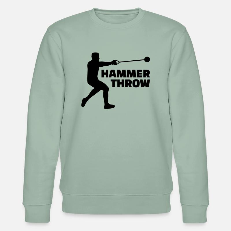 Hammerwurf - Stanley/Stella Unisex Bio-Sweatshirt CHANGER  - Helles Graugrün