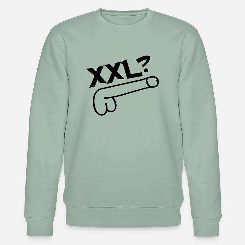 xxl dick - Stanley/Stella Unisex Bio-Sweatshirt CHANGER  - Helles Graugrün