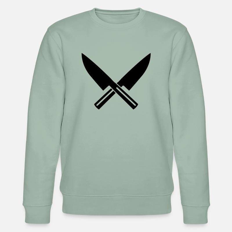 Messer - Stanley/Stella Unisex Bio-Sweatshirt CHANGER  - Helles Graugrün