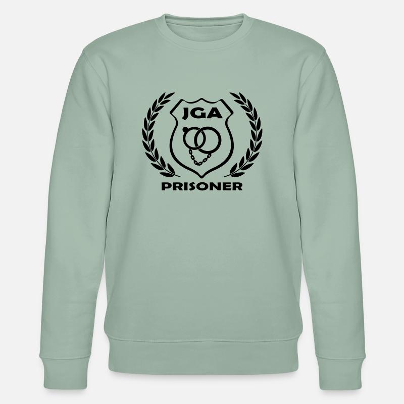 JGA Bräutigam - Stanley/Stella Unisex Bio-Sweatshirt CHANGER  - Helles Graugrün