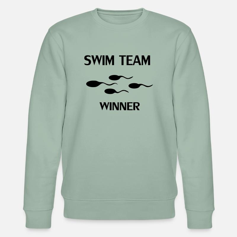 swim team winner - Stanley/Stella Unisex Bio-Sweatshirt CHANGER  - Helles Graugrün