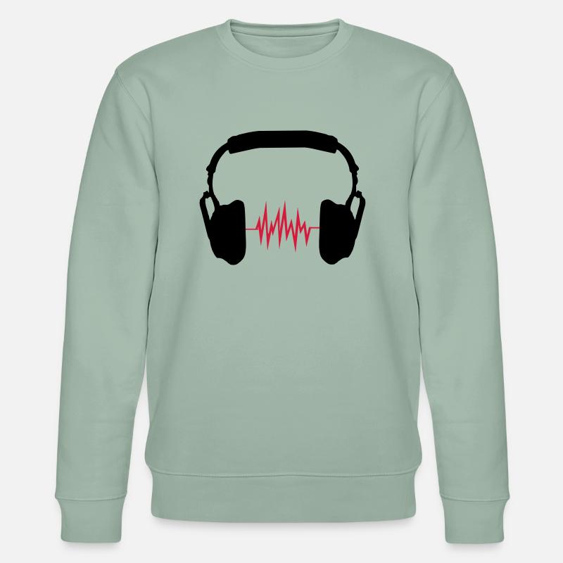 écouteurs - Sweat bio CHANGER Stanley/Stella Unisexe - vert de gris clair