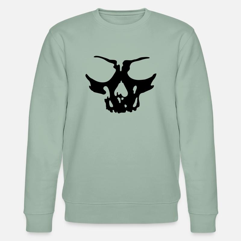 skull - Sweat bio CHANGER Stanley/Stella Unisexe - vert de gris clair