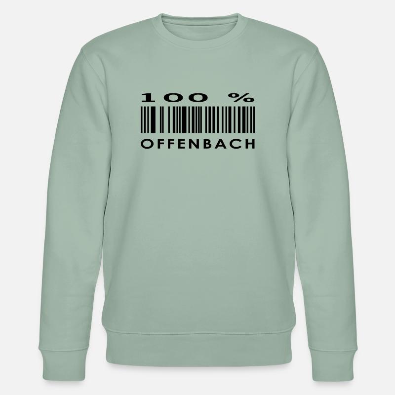 Offenbach - Stanley/Stella Unisex Bio-Sweatshirt CHANGER  - Helles Graugrün