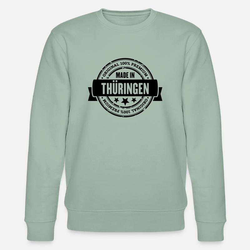 Made in Thüringen - Stanley/Stella Unisex Bio-Sweatshirt CHANGER  - Helles Graugrün