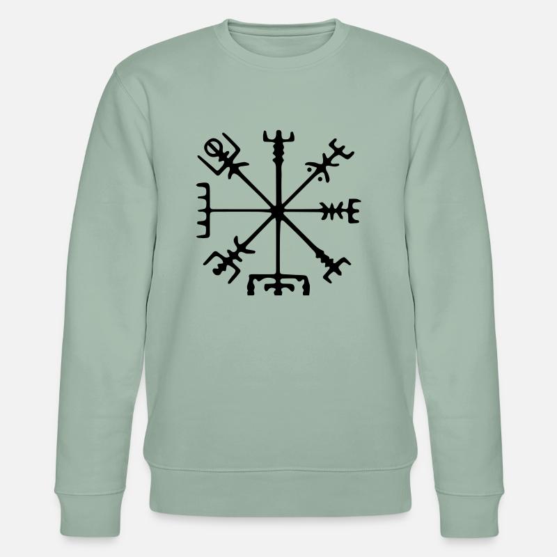 Viking Compass - Stanley/Stella CHANGER Unisex Organic Sweatshirt - aloe